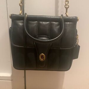 Coach quilting bag